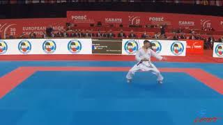 Mattia Busato (ITA) | Gojushiho Sho | 2021 WKF European karate championships