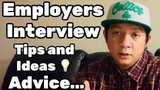 Mga dapat malaman sa araw ng employers interview | Tips and ideas  | Advice to all applicants