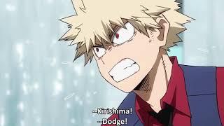 Bakugo yelps like a girl