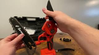 How To Change The Chain On A Mini Chainsaw