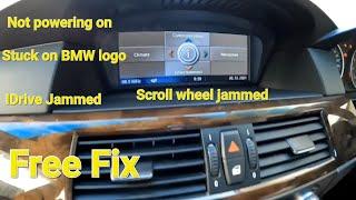 How to reset BMW iDrive  - force reboot