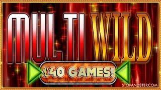 £40 BIG BETS!! Multi Wild MEGA SPINS!