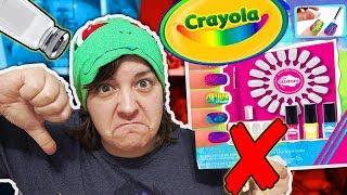 DON'T BUY! 21 REASONS WHY CRAYOLA NAIL MARBLING CRAFT Kit is NOT worth it SaltEcrafter #49