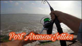 Port Aransas Jetty fishing Rocks Vs Fish