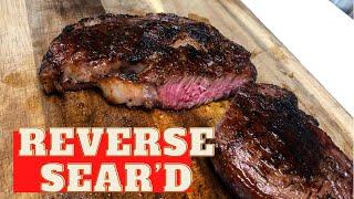 Restaurant Steaks At Home - Reverse Seared Ribeyes Diy