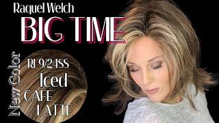 Raquel Welch BIG TIME Wig Review | RL9/24SS Shaded Iced Cafe Latte | INDOOR/OUTDOOR light!!