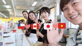 Vck Việt Nhật đc cặp đôi Canada & Chile qua thăm | Tình yêu không ngại khoảng cách