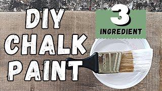 Easy DIY Chalk Paint in 3 Steps! Furniture, Walls, Upcycle