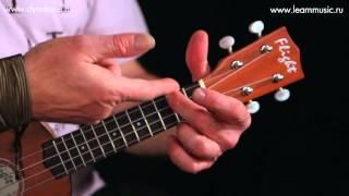 Видео урок: как играть песню A Hard Day's Night - The Beatles на укулеле (гавайская гитара)