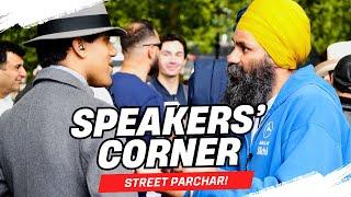Agnostic Omani man questions Sikh | Street Parchar Speakers' Corner Hyde Park
