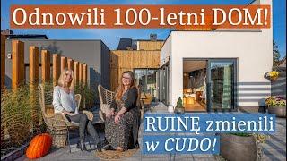 Odnowili stary, 100-letni DOM! Ruinę zmienili w CUDO! DOM MARZEŃ + Mały Ogród i pomysł na TARAS 