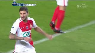 2016-2017 Monaco - Ajaccio AC 2-1 Coupe de France 32e de finale (Commentaires Russes)