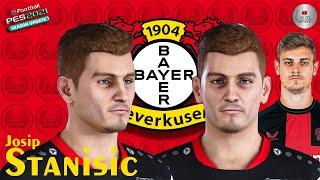 Josip Stanisic Face PES 2021 Bayer Leverkusen NISZ Gaming | PES 2020 | Create Face PES