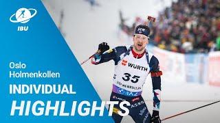 World Cup 23/24 Oslo-Holmenkollen: Men Individual Highlights