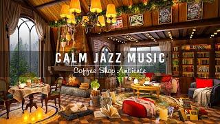 Calm Jazz Music for Work, Study, UnwindRelaxing Jazz Instrumental Music | Cozy Coffee Shop Ambience