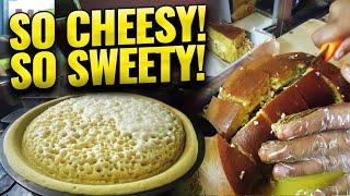 Famous Delicious Indonesian Street Food: Martabak Manis Keju (Sweet Martabak with Cheese)