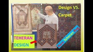 TEHERAN Persian carpets: Unique Armor Design & Example of Rare Tehran Rugs