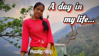 a day in pahadi village life of uttarakhand || pahadi life || knchuu bhatt