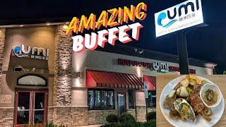 Amazing AYCE Umi Hotpot Sushi & Seafood Buffet Rockville, MD in 4K