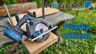 Hogert Technik - Bezszczotkowa 18V Pilarka Tarczowa 165mm - TEST