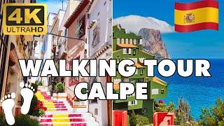 Calp  Calpe Spain  Costa Blanca Walking Tour 4K► Best Beaches ►