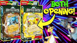 Budget Deck Buys! Both Ampharos & Lucario ex Battle Decks Opened!