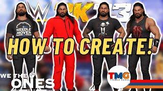 WWE 2K23 : How To Create Roman Reigns Attires | TheMan Games