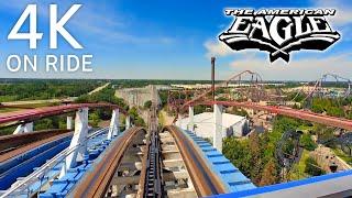 [4K-On Ride] The American Eagle - Six Flags Great America