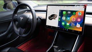 How to use apple carplay in Tesla with Carlinkit T2C?