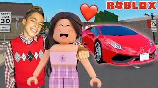 FERRAN Picks up his GIRLFRIEND in a LAMBORGHINI! (Roblox Brookhaven) | Royalty Gaming