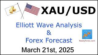 XAUUSD Elliott Wave Analysis | Gold Analysis | March 21 2025 | XAUUSD Analysis Today