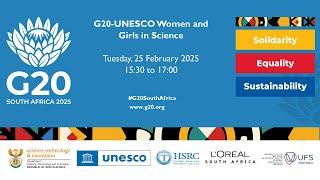 G20-UNESCO Women and Girls in Science