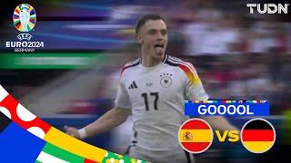 ¡AGÓNICO! ¡GOOL de Wirtz! | España 1-1 Alemania | UEFA EURO 2024 - 4tos | TUDN