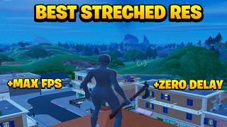 How to get The BEST Stretched Resolution in Fortnite Chapter 5 Season 4!  (HUGE FPS BOOST)