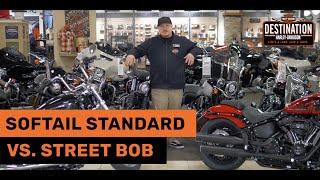 Harley-Davidson Street Bob vs. Softail Standard