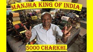 India’s Biggest Manjha Collector ॥ Mr. Veeru of Kanpur ॥ Best and Top Kite Collection.