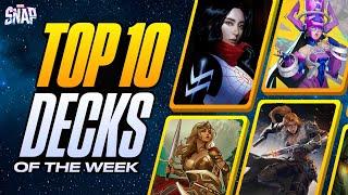 TOP 10 BEST DECKS IN MARVEL SNAP | Weekly Marvel Snap Meta Report #133