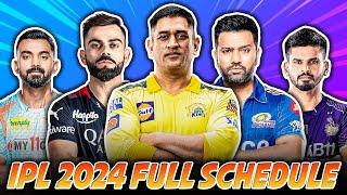 IPL 2024 Schedule आगया 