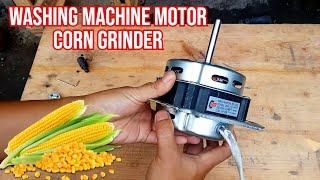 DIY Corn Grinder Using Old Washing Machine Motor | Step-by-Step Tutorial