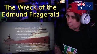 The Wreck of the Edmund Fitzgerald - Gordon Lightfoot | Australian Reacts | AussieTash