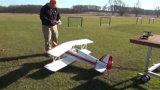 Great Planes Giant Aeromaster test flight!