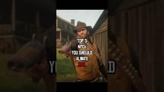 5 Npc you should always kill #rdr2 #shorts