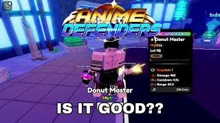 Is Donut Master Good?! Requiem Donut Master Showcase! Update 1 | Anime Defenders