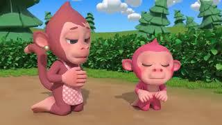 Five Little Monkeys Jumping on the Bed @KidsCartoonofficial-n9t& Kids Songs