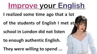 How to Learn English | Best Way To Learn English Through Story | Improve Your English