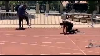 Christian coleman perfect block start 