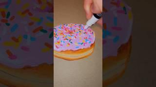 Drawing a pink Donut with Sprinkles 