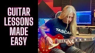 GUITAR LESSONS MADE EASY Lessons Older Beginners #beginnerguitarlessons Channel Trailer