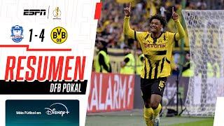 ¡EL DORTMUND GOLEÓ Y AVANZÓ EN LA COPA ALEMANA! | Phonix Lubeck 1-4 B. Dortmund | RESUMEN