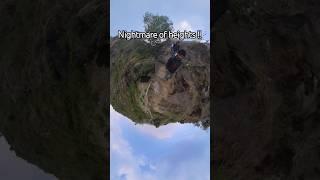I have overcome my height's nightmare #waterfall #viral #travel #trending #udaipurtrip